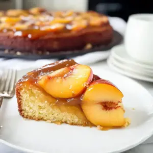 Pfirsich Wende Kuchen