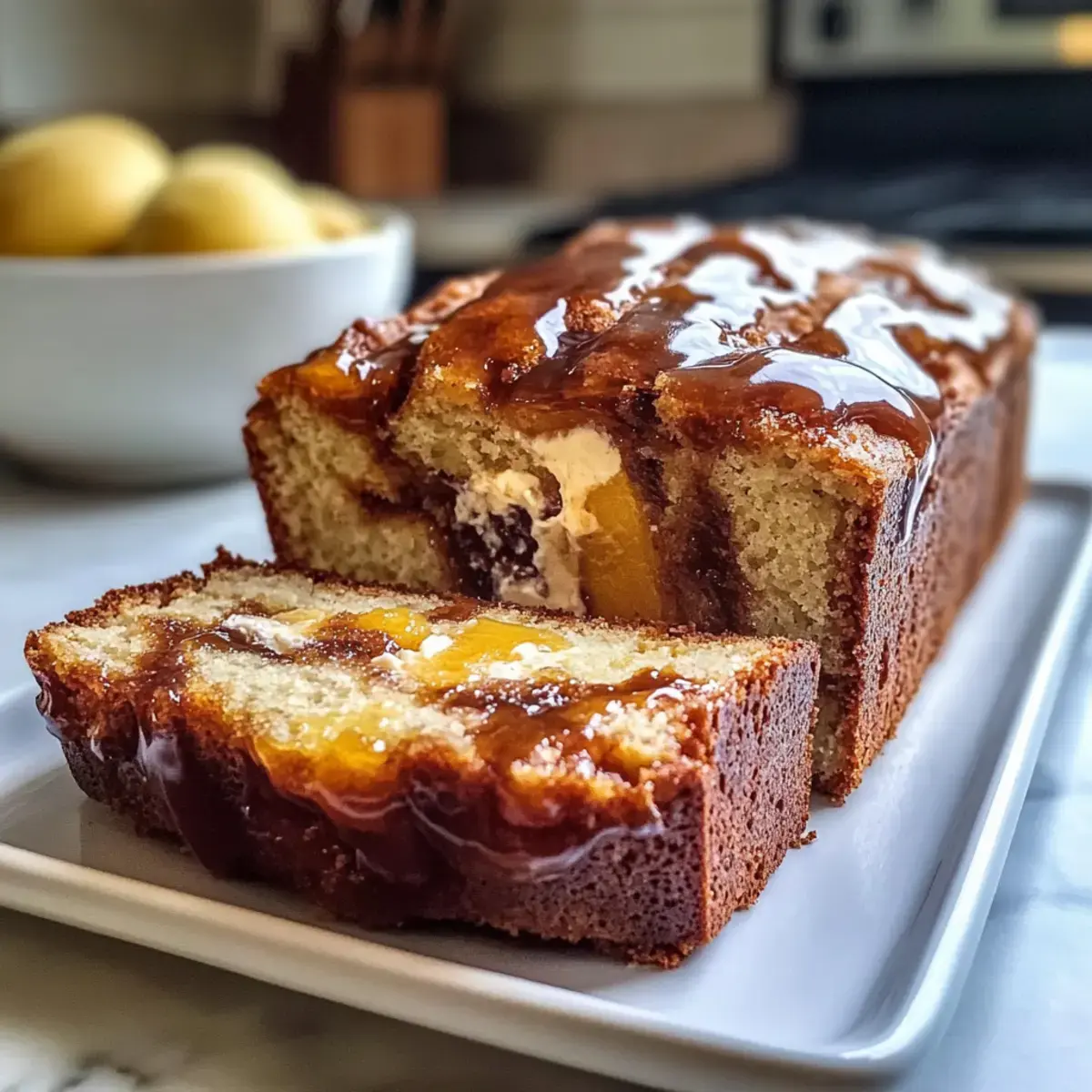 Pfirsichbrot