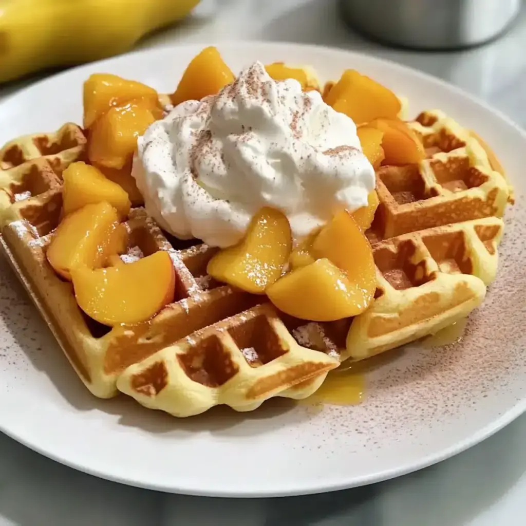 Pfirsichwaffeln Rezept