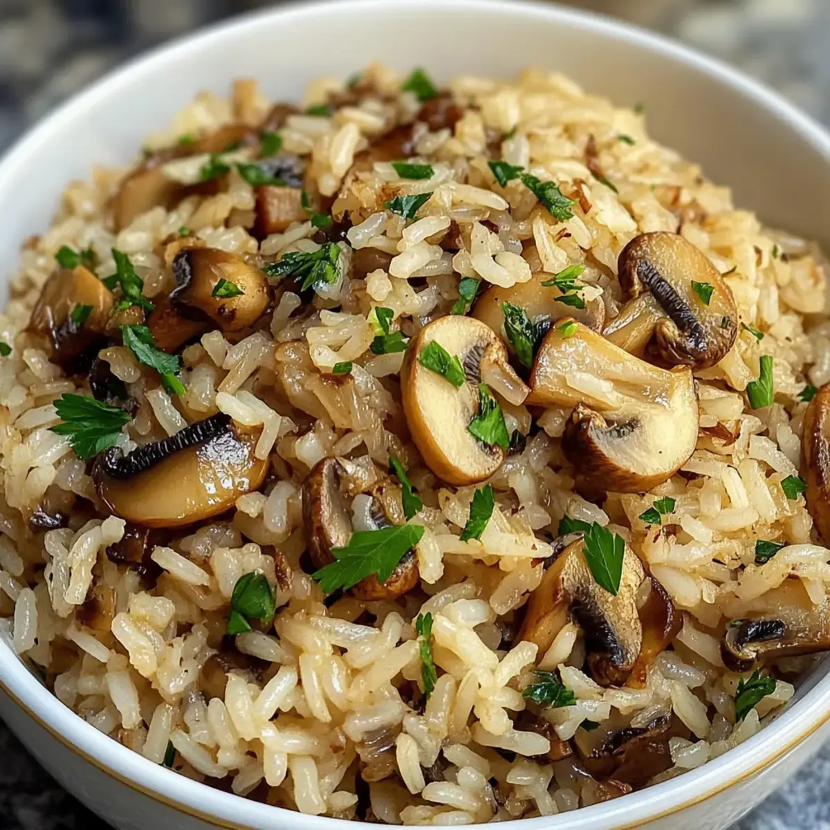 Pilzreis Rezept