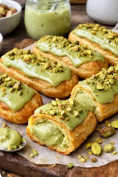 Pistazien-Eclairs Rezept