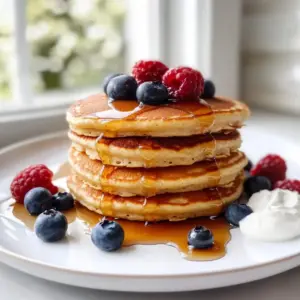 Saftige Protein-Haferflocken-Pfannkuchen