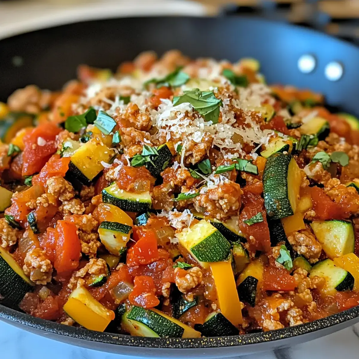 Puten-Zucchini-Pfanne