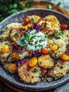 Knusprige Quinoa-Gemüse-Patties