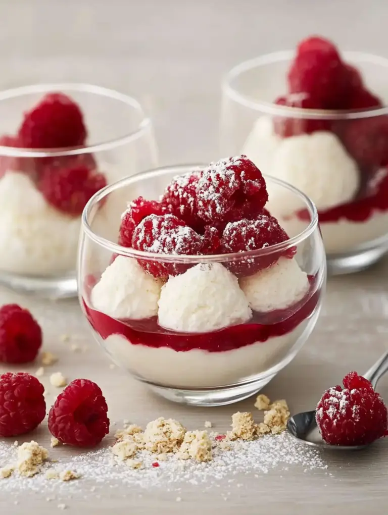 Raffaello Himbeer Dessert