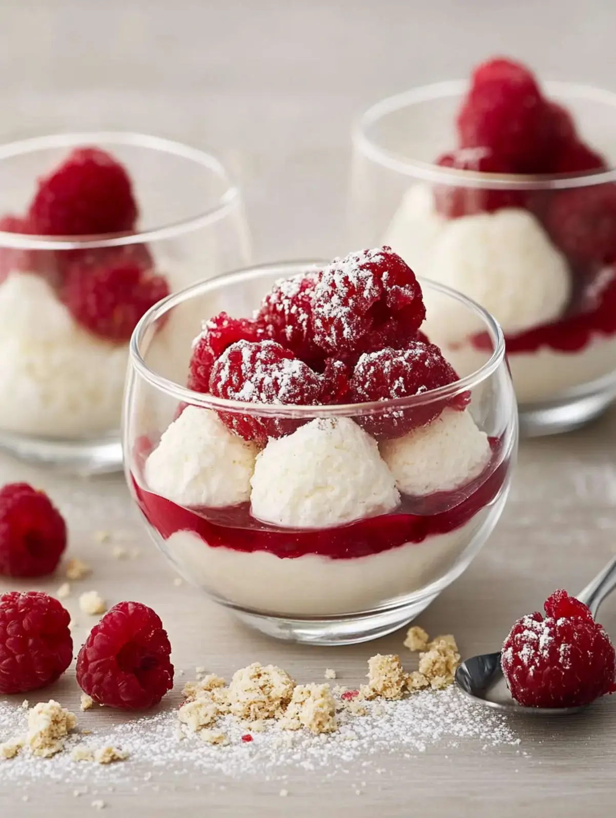Raffaello Himbeer Dessert