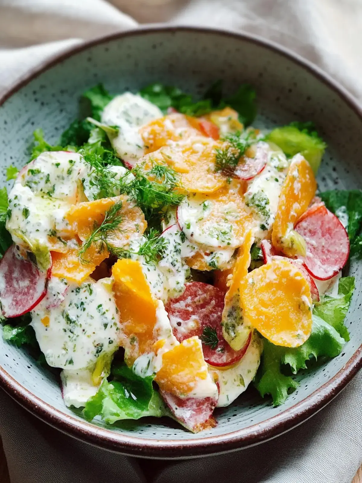 Ranch-Gurkensalat