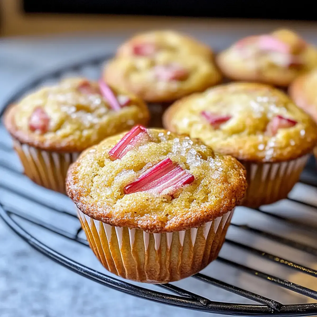 Rezept für saftige Rhabarber Muffins – Einfaches Frühlingshighlight 2 Rezept für Rhabarber Muffins