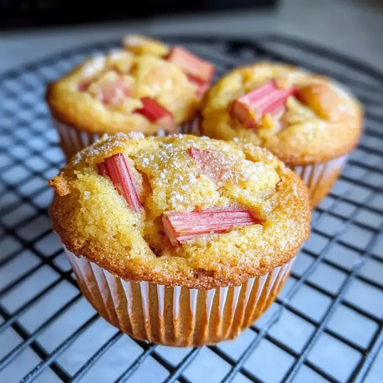 Rezept für Rhabarber Muffins