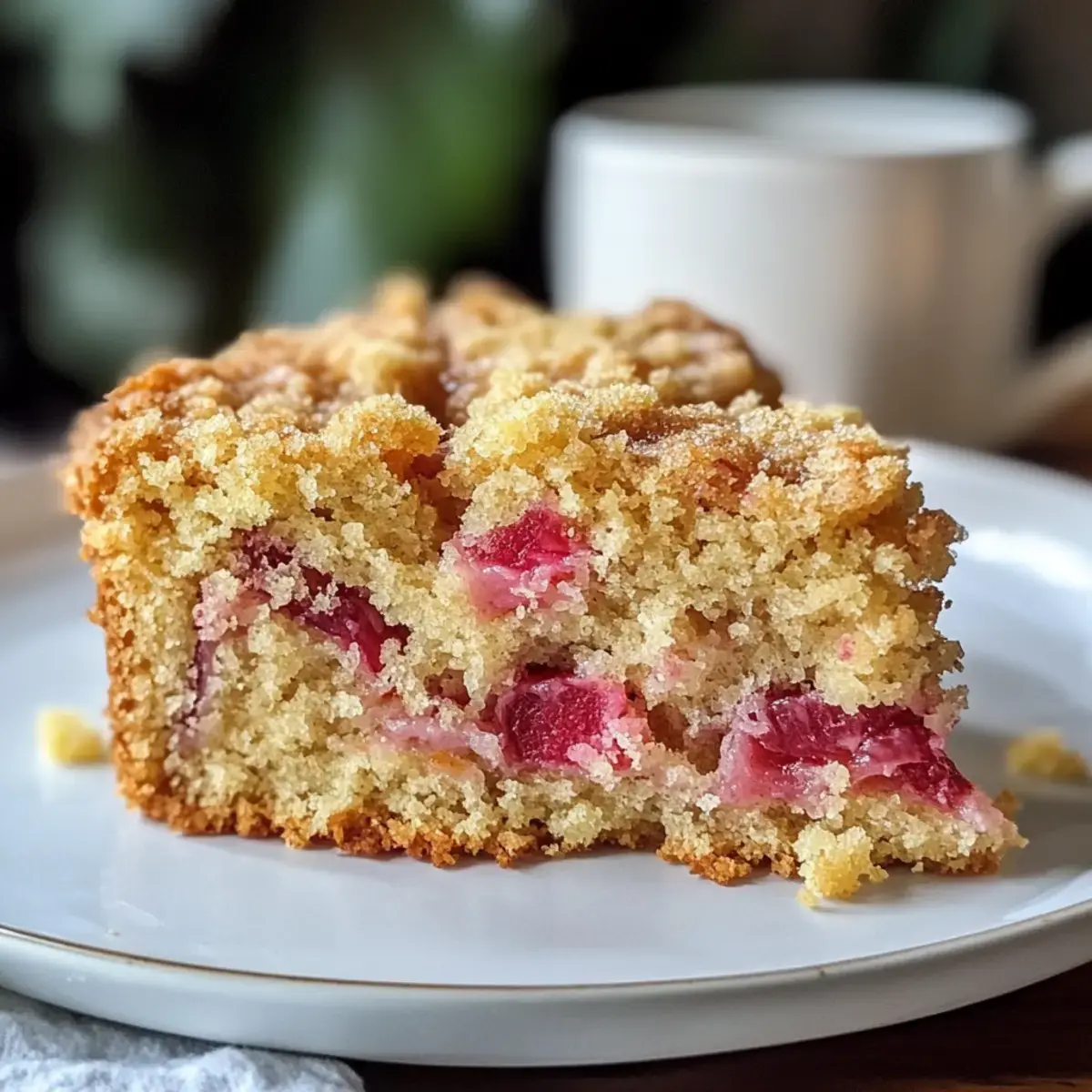 Rhabarber-Kaffeekuchen