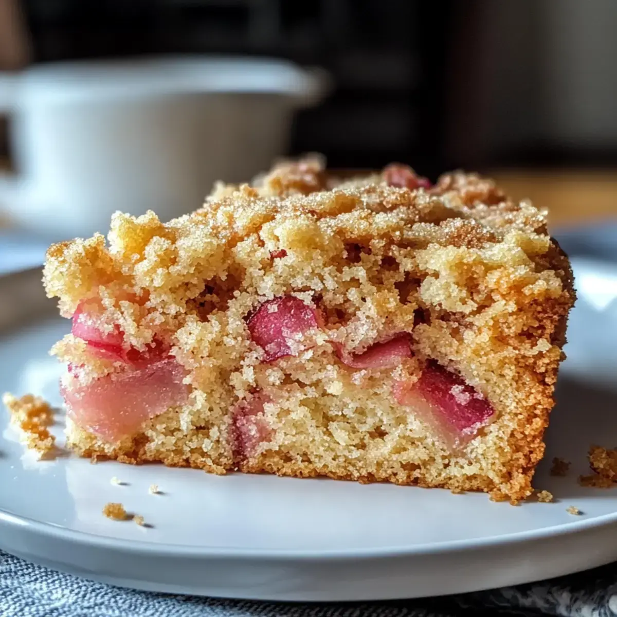Rhabarber-Kaffeekuchen