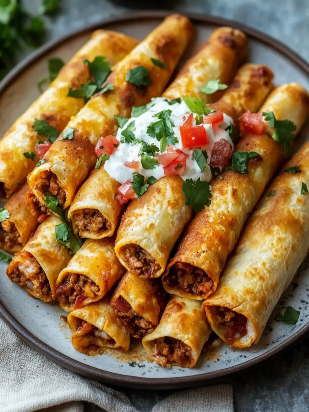 Rinder Taquitos Rezept