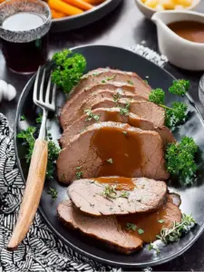 Klassischer deutscher Rinderbraten
