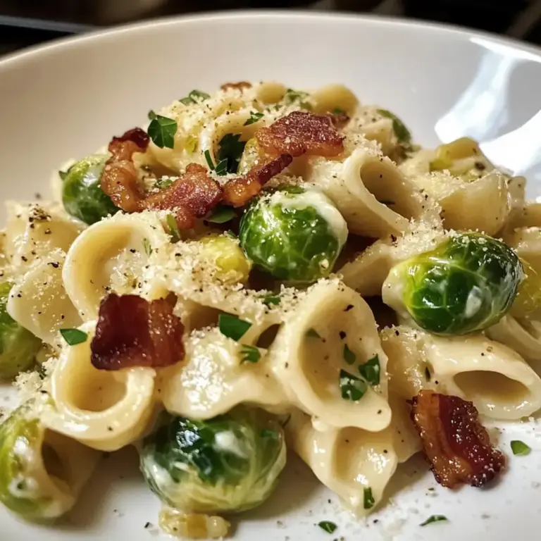 Rosenkohl-Pasta