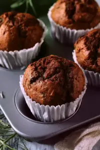 Rosmarin Zucchini Muffins