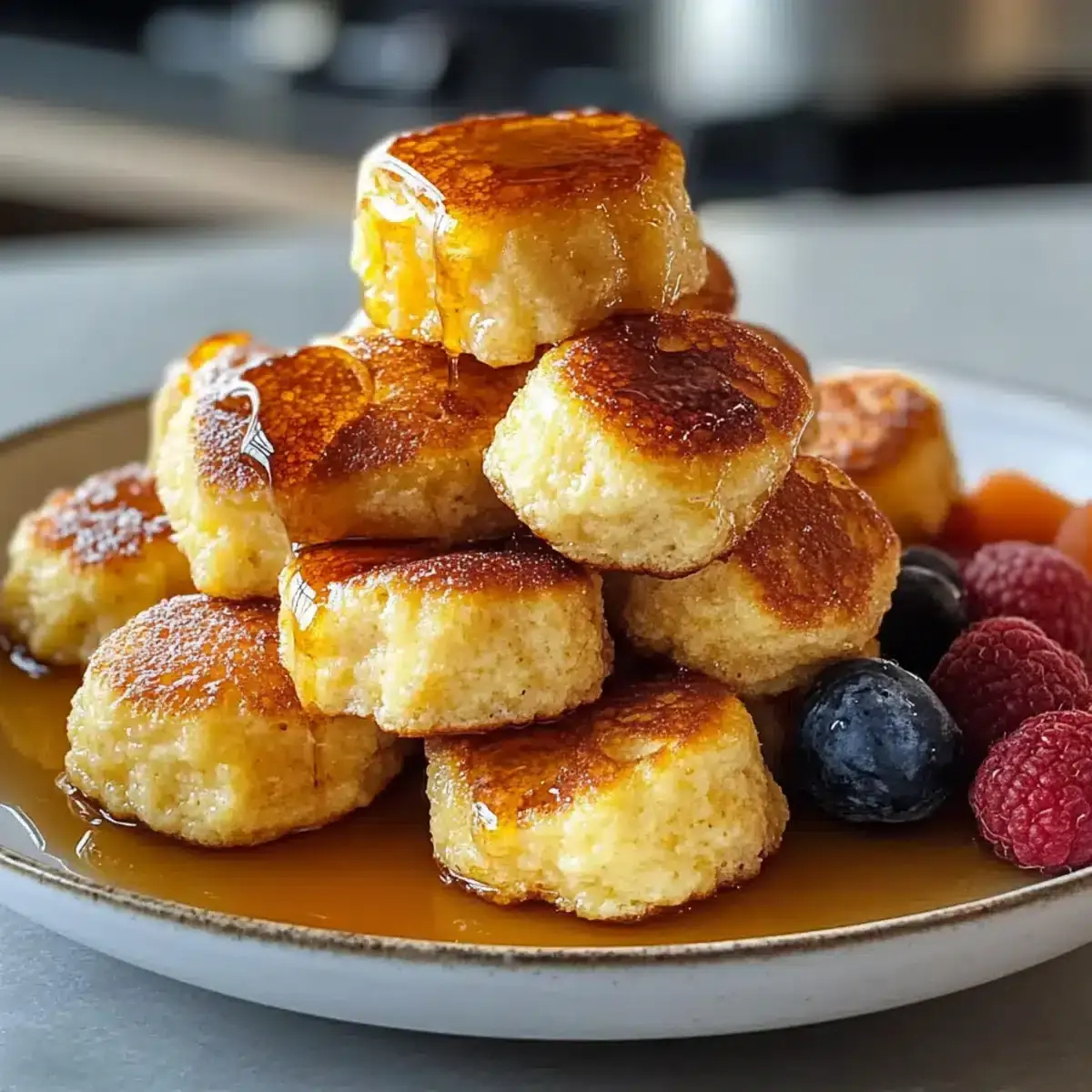 Rührpfannkuchen Häppchen