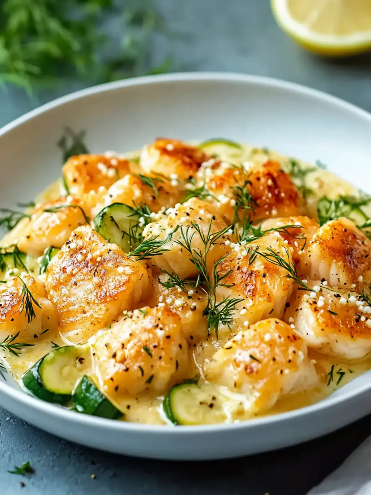 Räucherlachs-Gnocchi