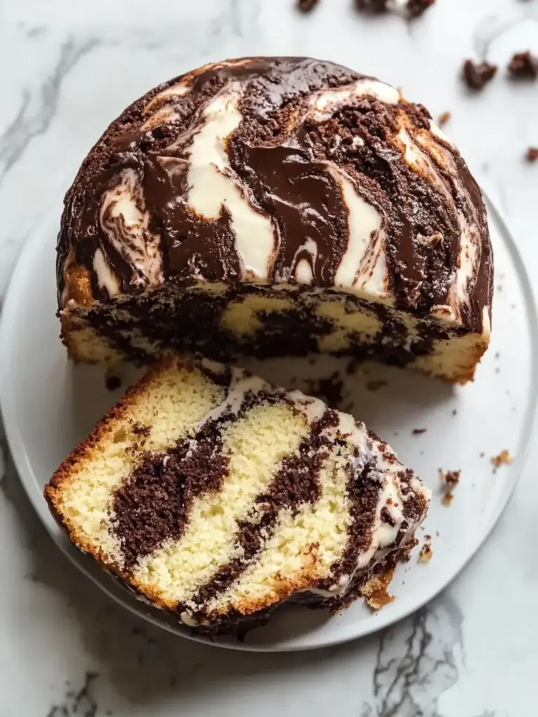 Saftiger Marmorkuchen