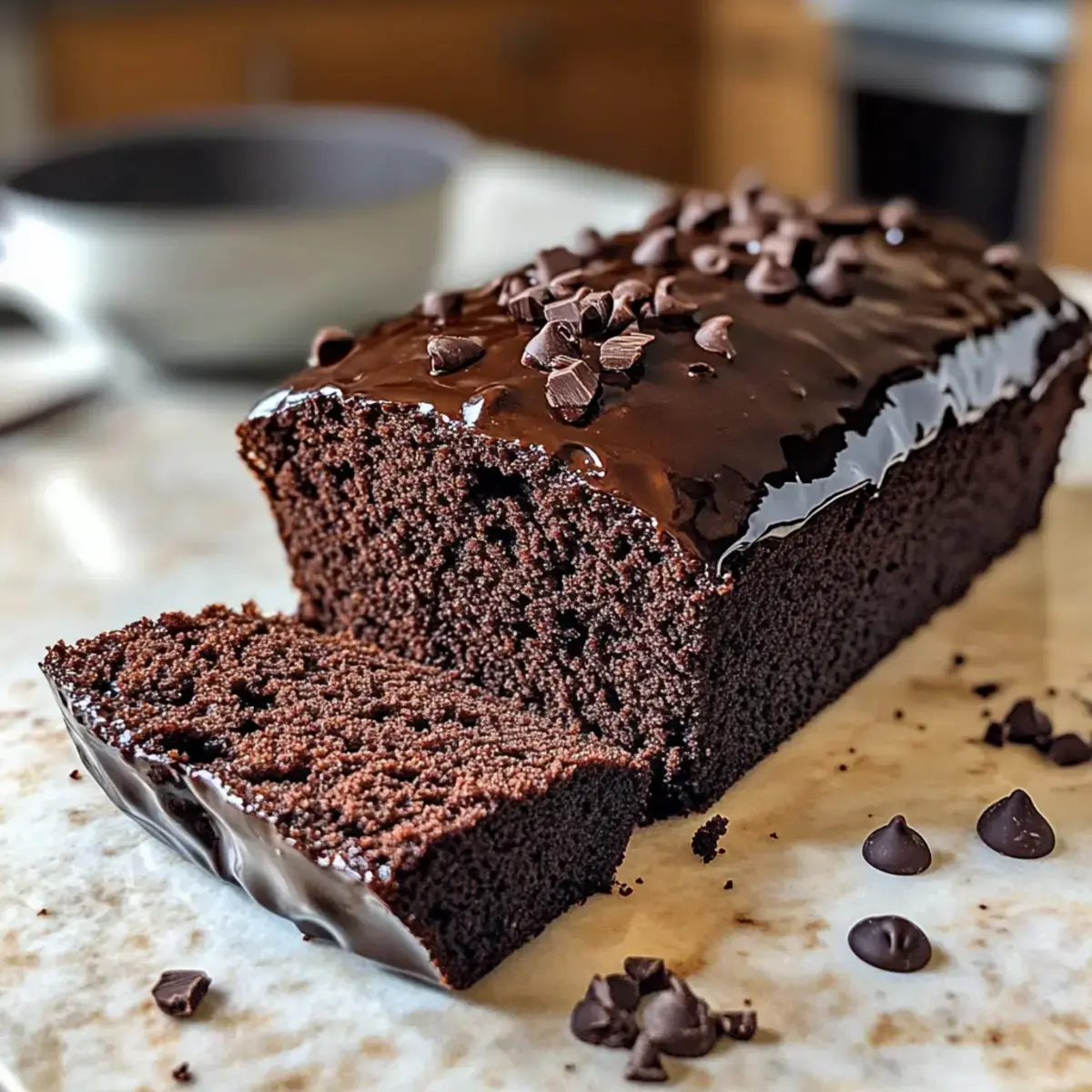 Saftiger Schokokuchen Kastenform