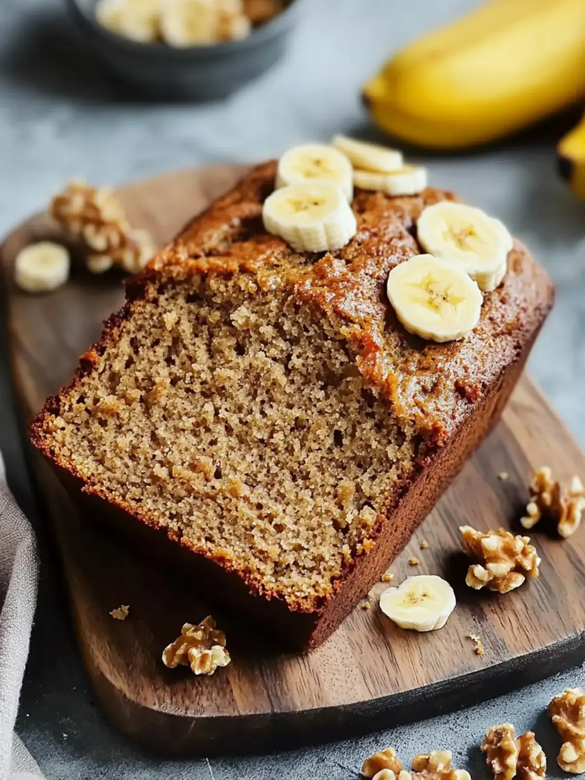 Saftiges Bananenbrot