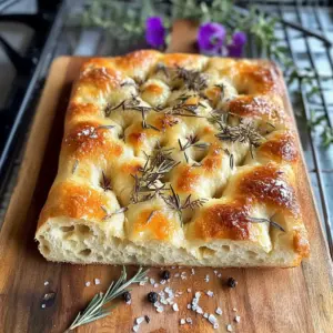 Einfache Sauerteig-Focaccia