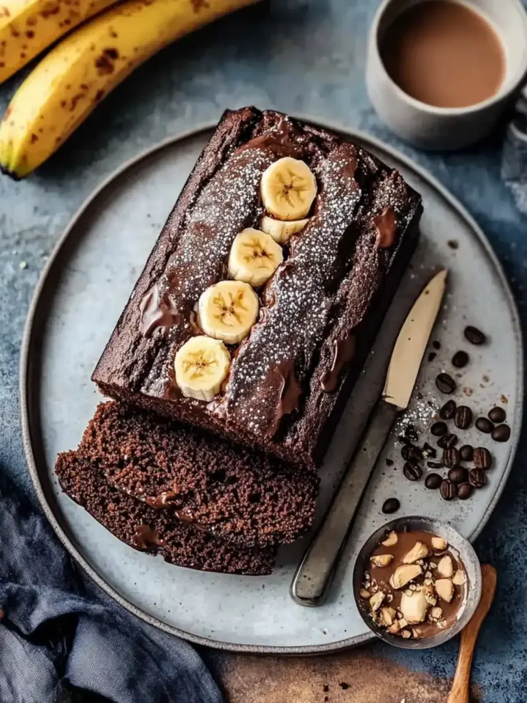 Schokoladen-Espresso-Bananenbrot
