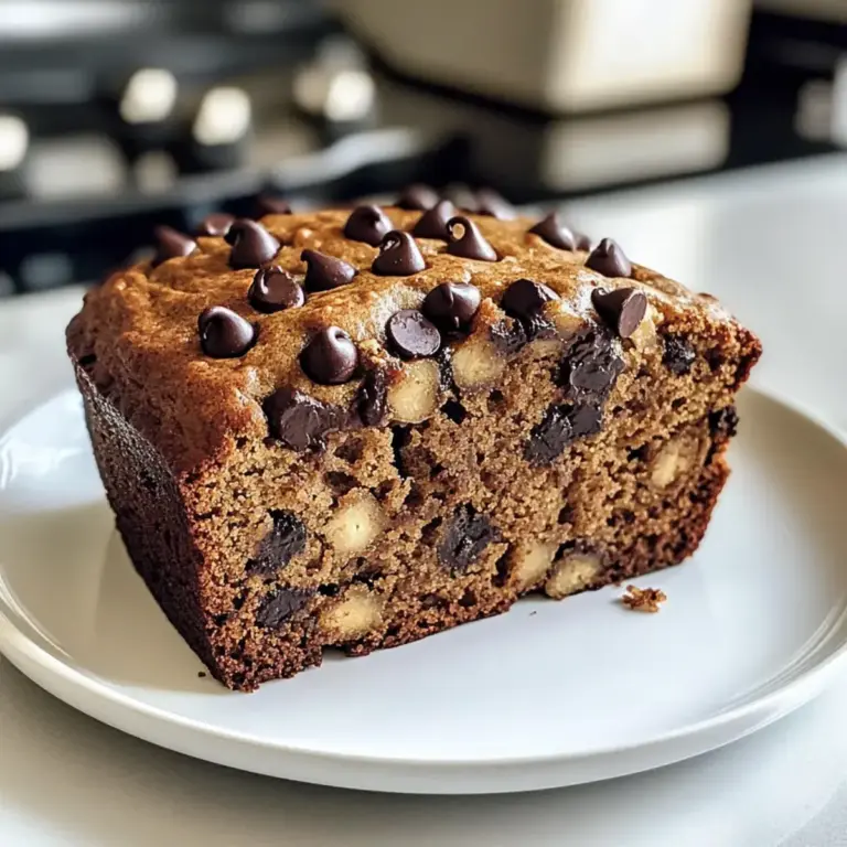 Schokoladenstückchen-Bananenbrot