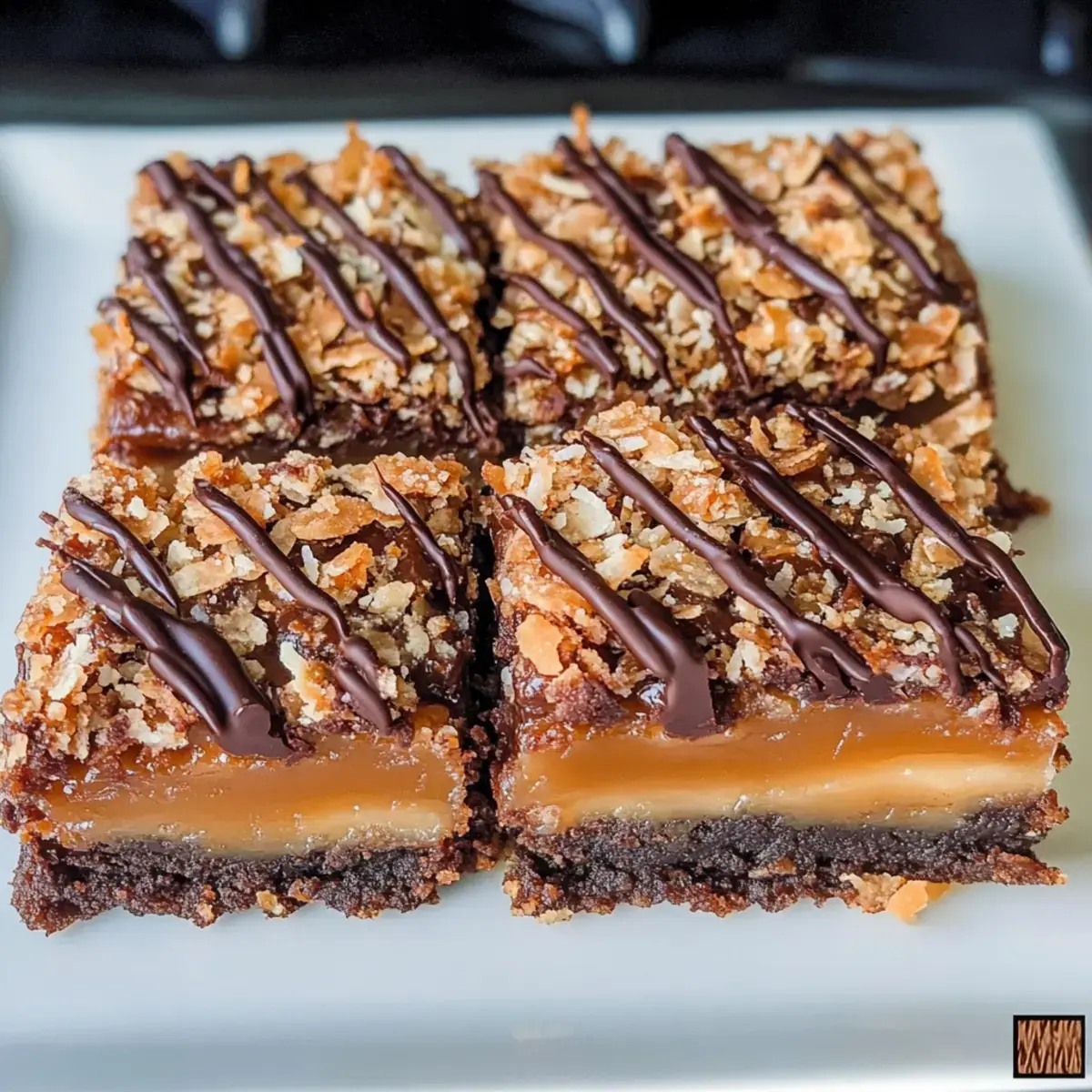 Samoa Brownies: Ultimative, leckere Schokoladenleckerei 2 Schwarze Bohnen Crunch Wrap