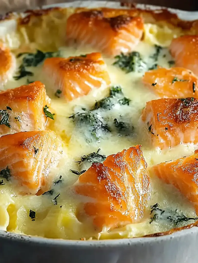 Schwedisches Lachsgratin