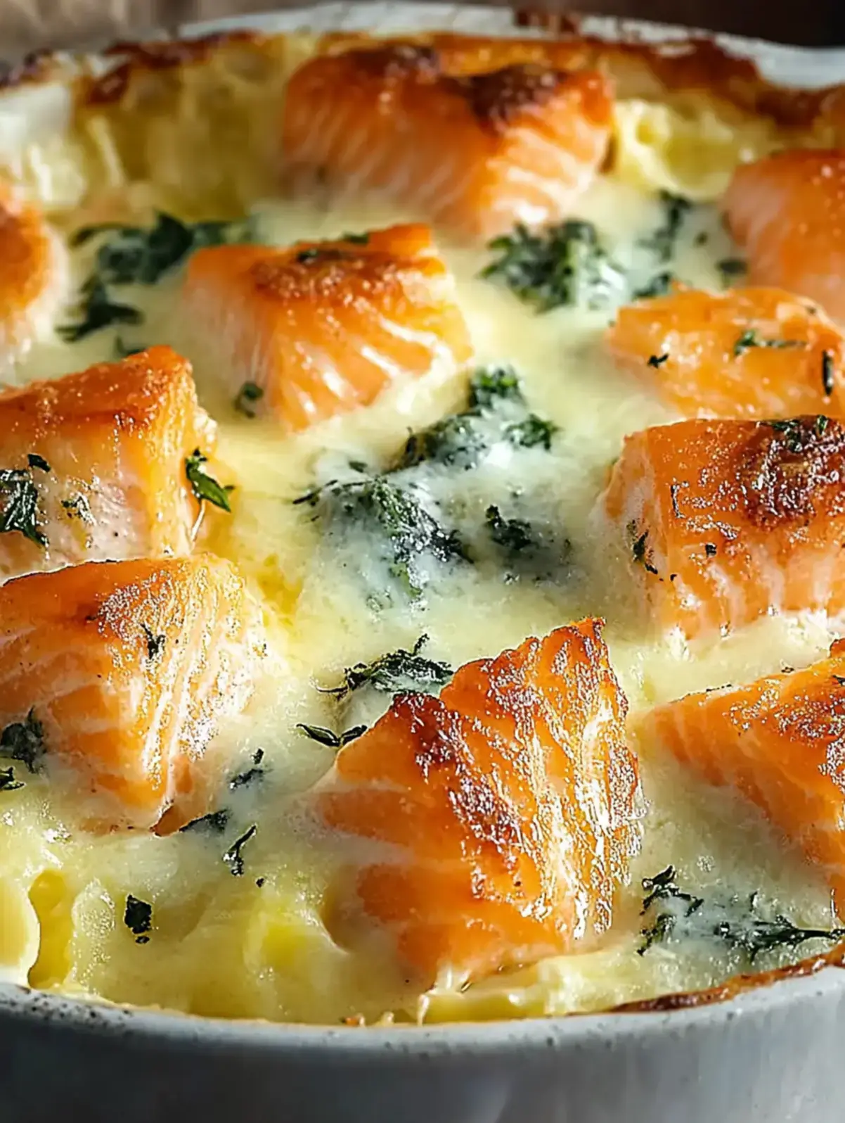 Schwedisches Lachsgratin