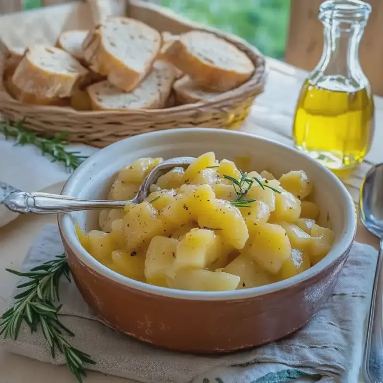 Schwäbischer Kartoffelsalat mit Brühe
