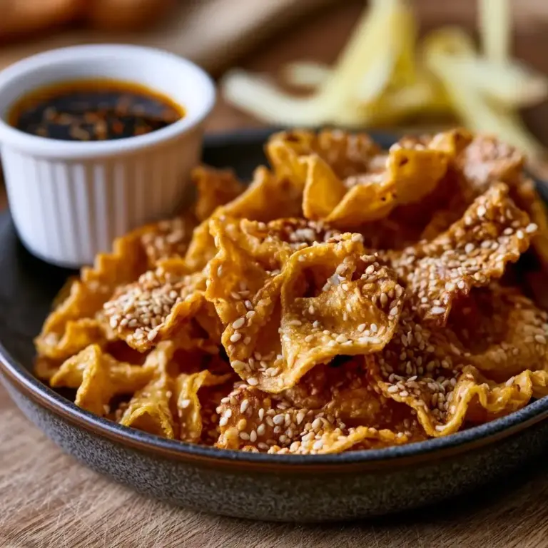 Sesam-Ingwer Pasta Chips