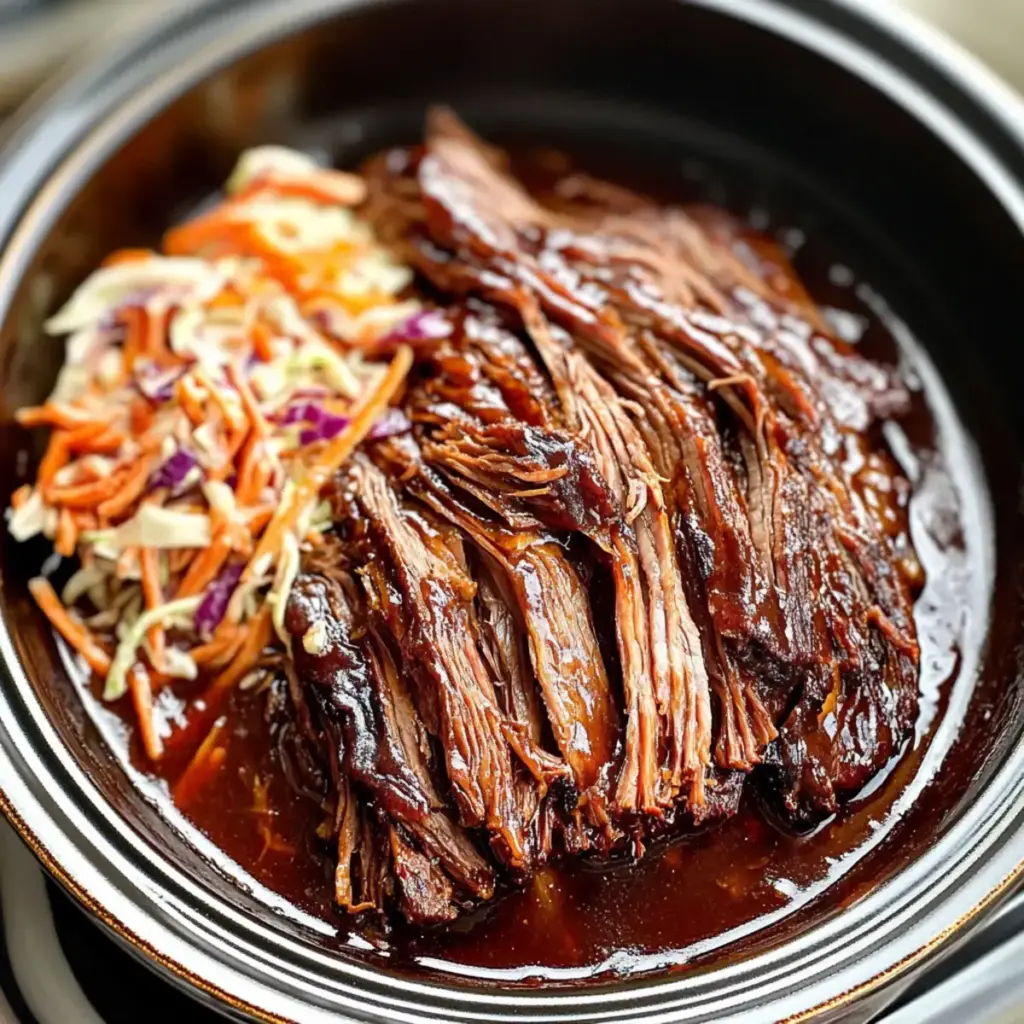 Slow Cooker BBQ Rinderbrust