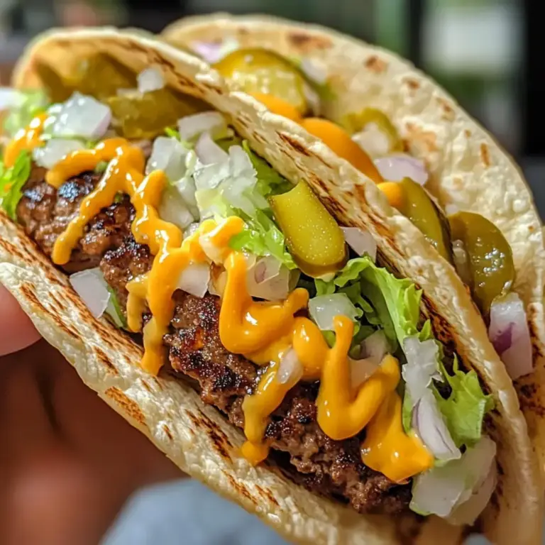Smash Burger Tacos