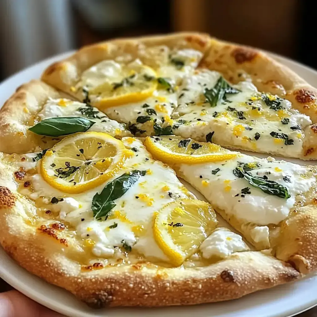 Sommer Zitronen Pizza