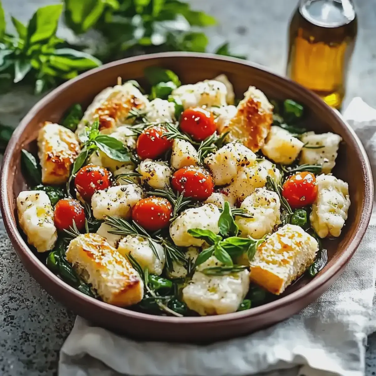 Spargel Salat mit Tomaten Mozzarella