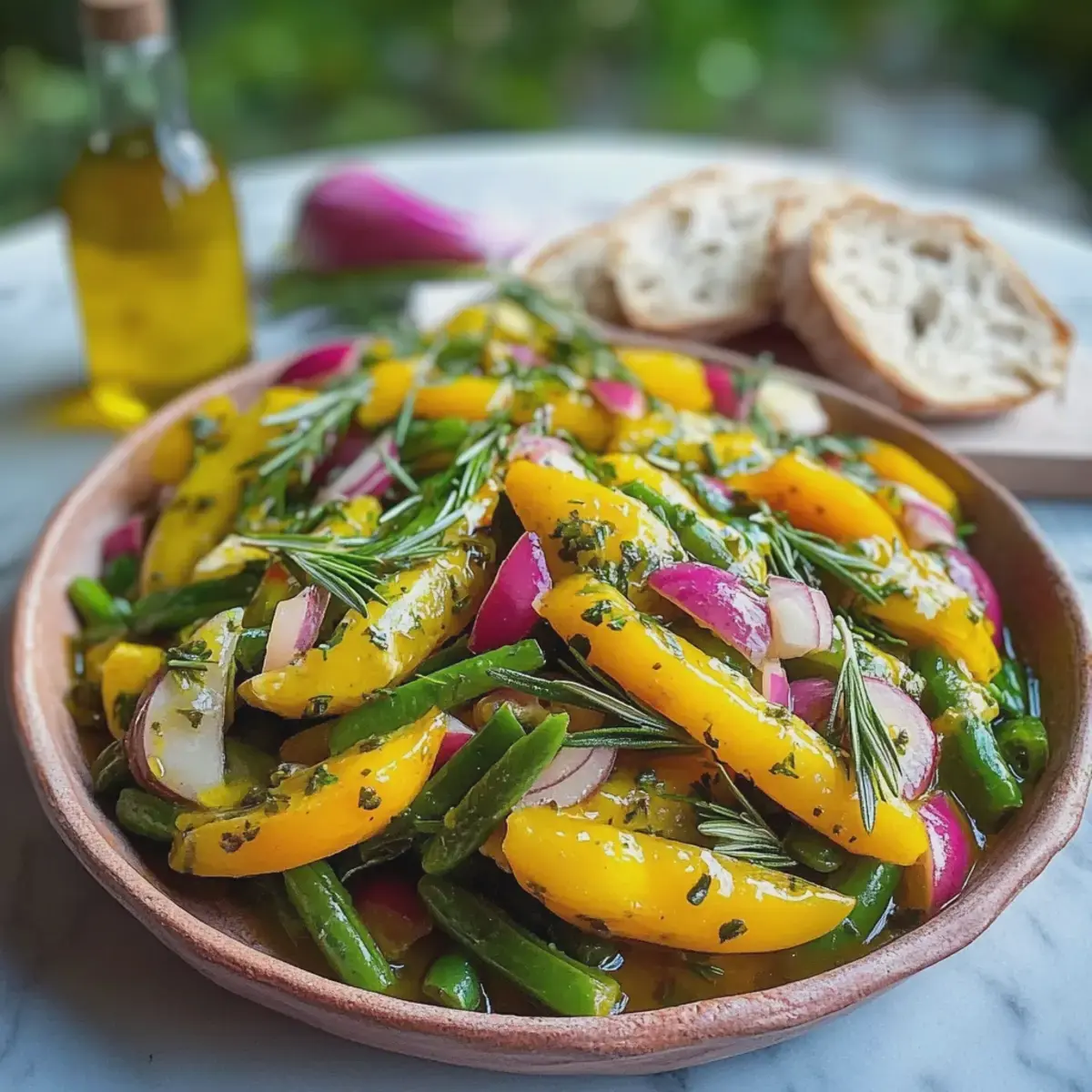 Spargelsalat mit Mango