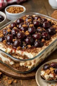 Spekulatius Tiramisu mit Gewürzkirschen