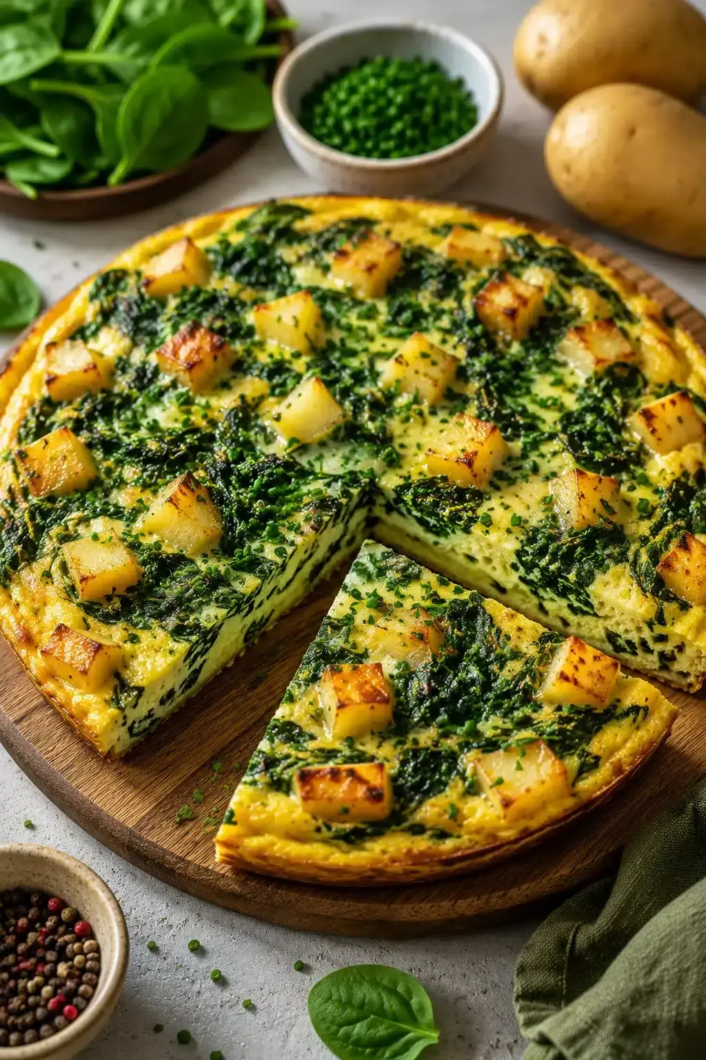 Spinat-Kartoffel-Frühstücksfrittata – Dein perfekter Start 2 Spinat-Kartoffel-Frühstücksfrittata