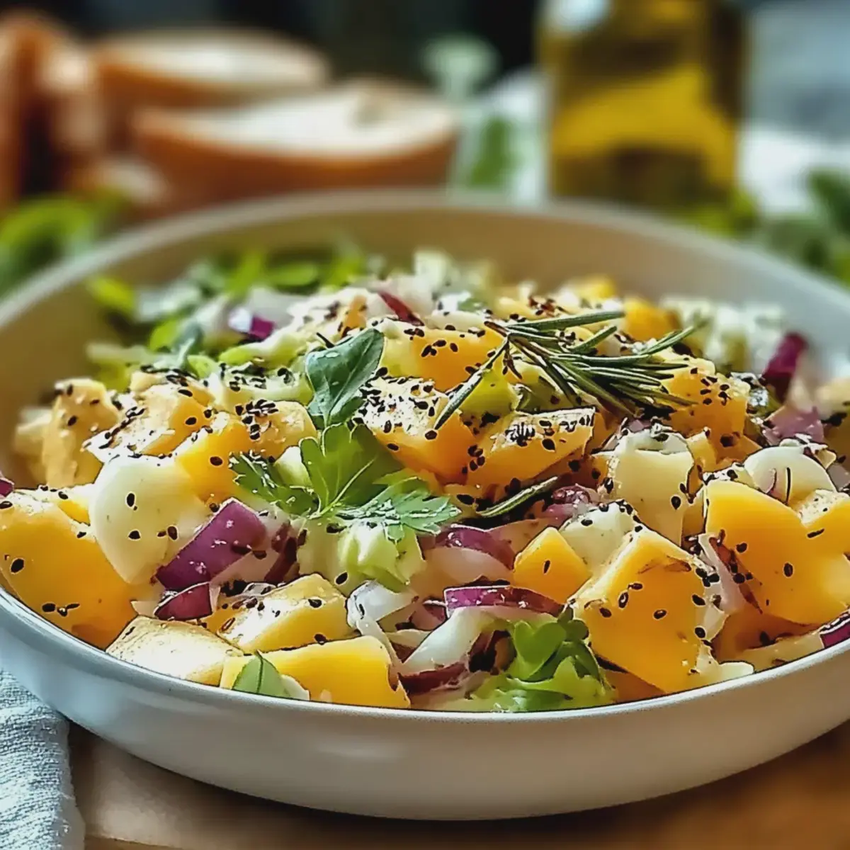 Spitzkohl Mangosalat