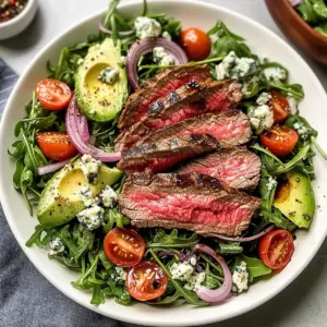 Gegrillter Steak Salat mit Balsamico-Vinaigrette
