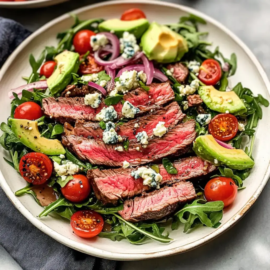 Steak Salat mit Balsamico-Dressing