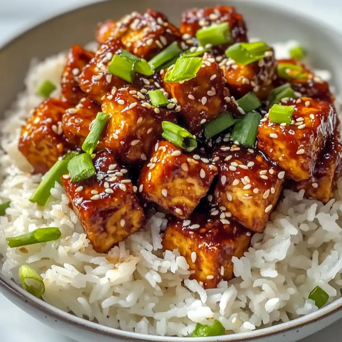 Süß-saurer Tofu