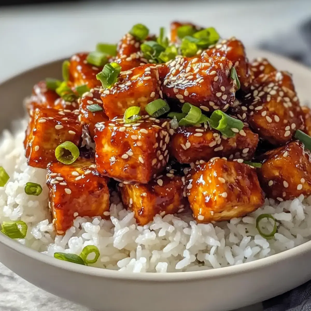 Süß-saurer Tofu