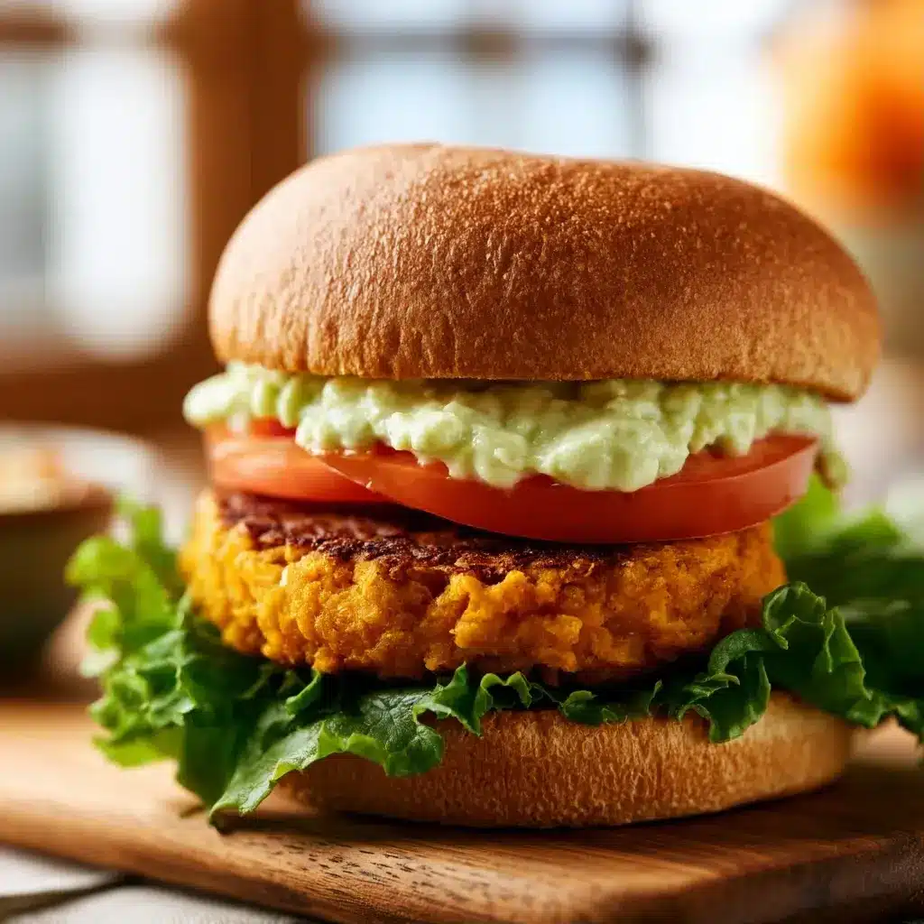 Süßkartoffel-Kichererbsen-Burger