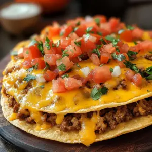 DIY Taco Bell Mexikanische Pizza