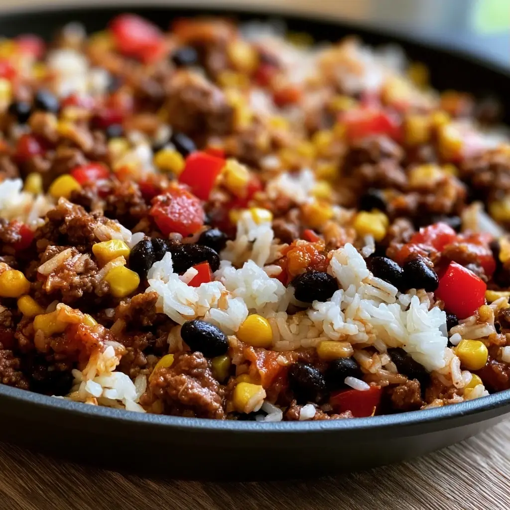 Tex-Mex Rinderhackfleischpfanne