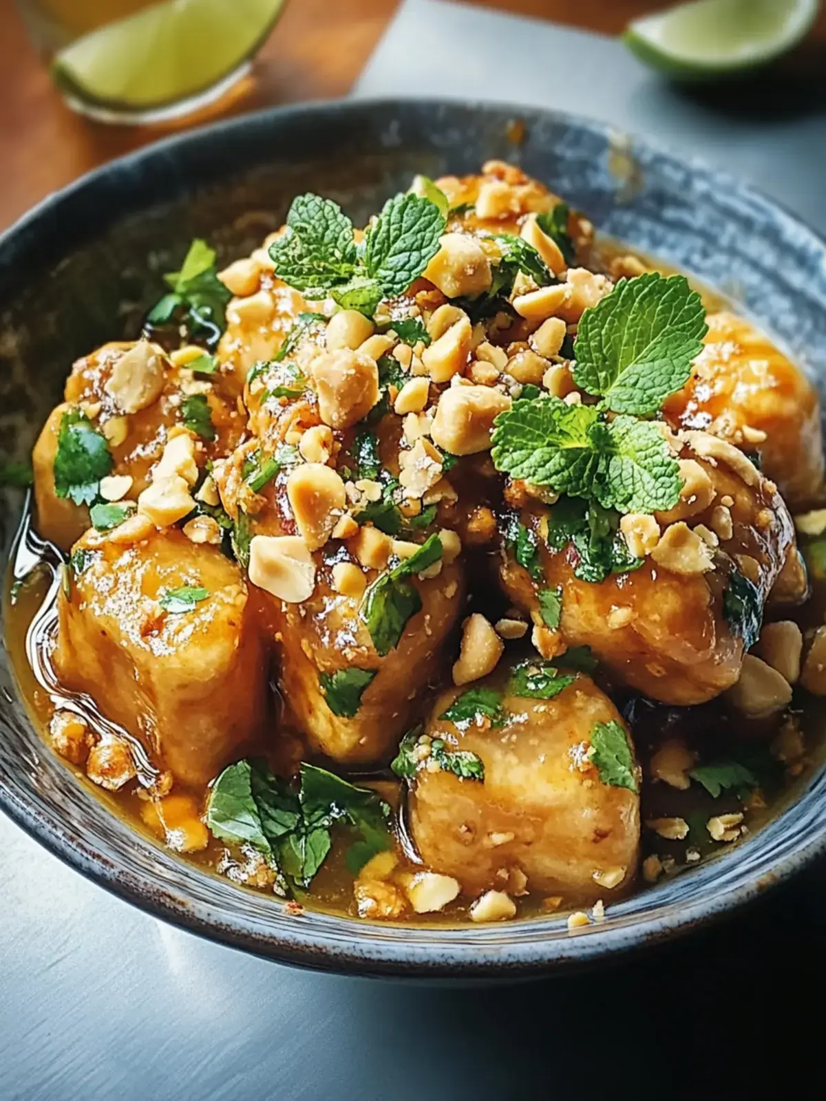 Thai-Erdnuss-Hühnchen