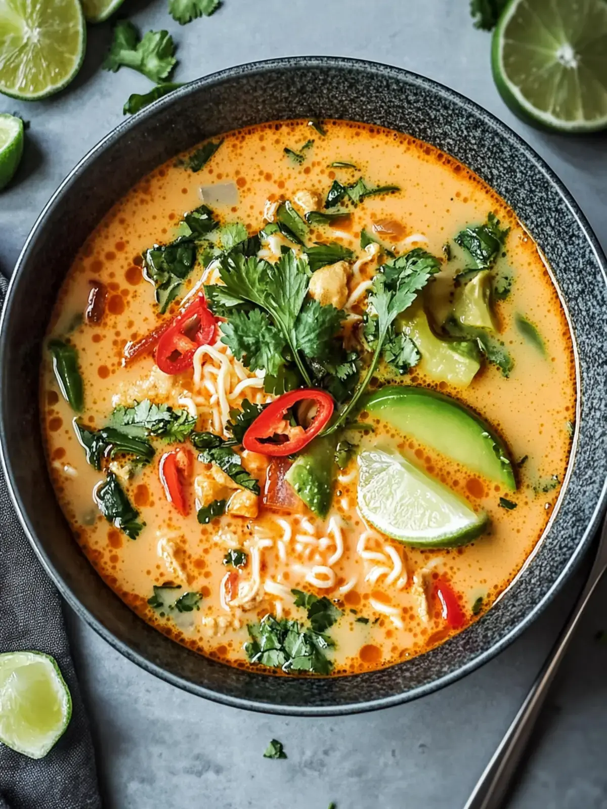 Thailändische Currysuppe
