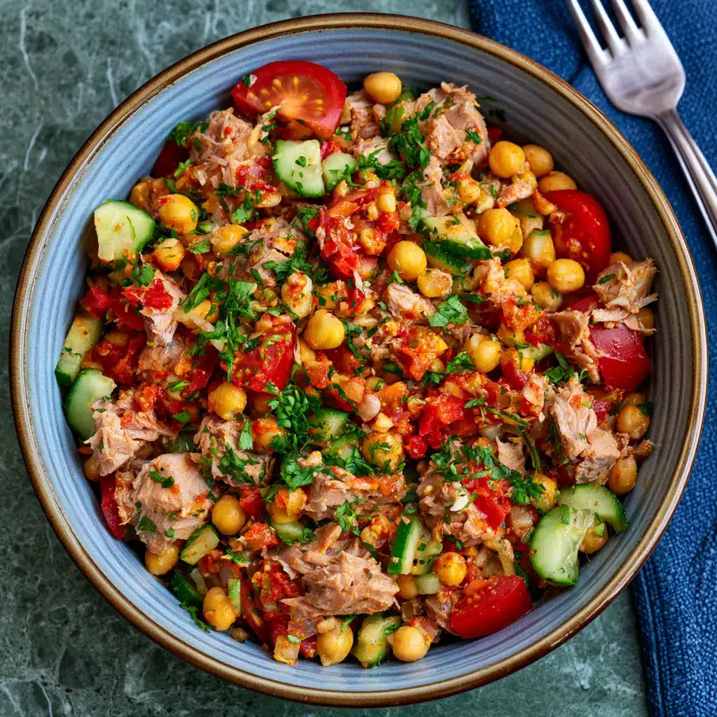 Thunfisch-Kichererbsen-Salat